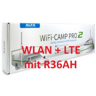 [B-WARE] Alfa WLAN + LTE Range Extender Kit (Alfa R36AH + Tube-U (N) + Tube-U4G) + deutsche Bedienungsanleitung!