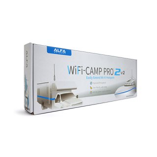 [B-WARE] Alfa WiFi CAMP Pro 2 V2 WLAN Range Extender Kit (Alfa R36A + Tube-UNA + 9dBi Antenne) + deutsche Bedienungsanleitung!