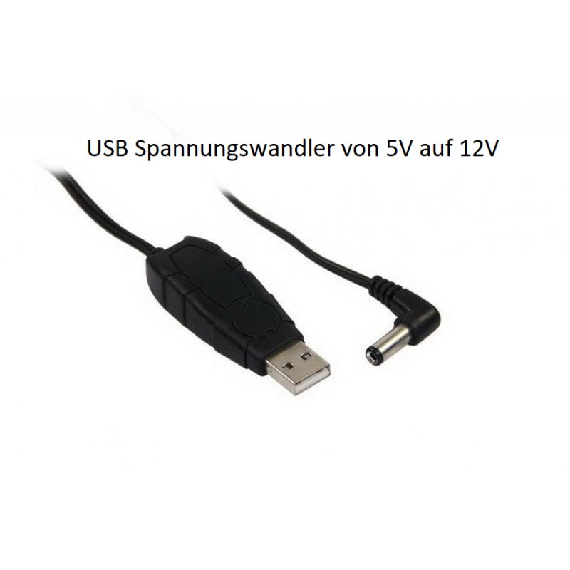USB Spannungswandler 5V -> 12V für Alfa Router R36 R36A R36AH CAMP PR