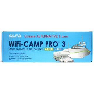 [B-WARE] Alfa WiFi CAMP Pro 3 Dual-Band WLAN Range Extender Kit (Alternative 1) + deutsche Bedienungsanleitung!