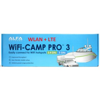 Alfa WiFi CAMP Pro 3 Dual-Band WLAN + LTE-G Range Extender Kit PLUS (Alternative 1) + german manual!