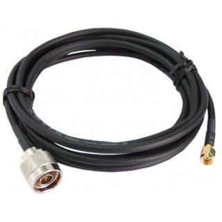 5m antenna cable RP-SMA - N-male LMR-200