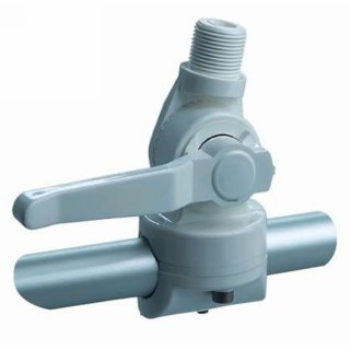 ARA125 2-way tilting foot railing nylon with lever for TravelConnector and Alfa Tube Series (Marine Mount)