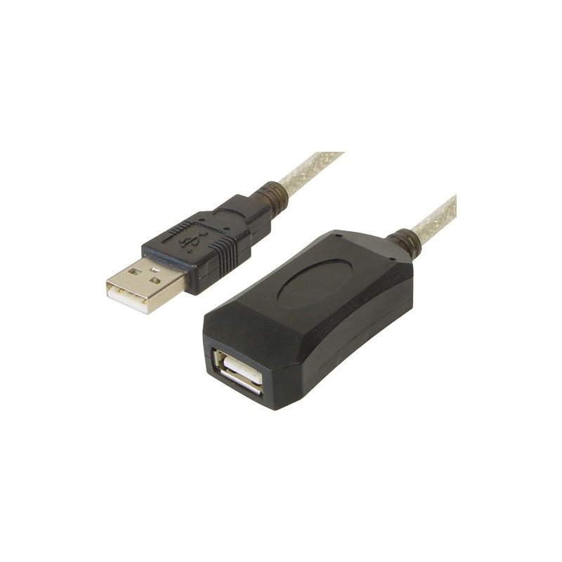 Alfa 5m aktives USB 2.0 Verlängerungskabel Stecker Buchse Typ A - WLA